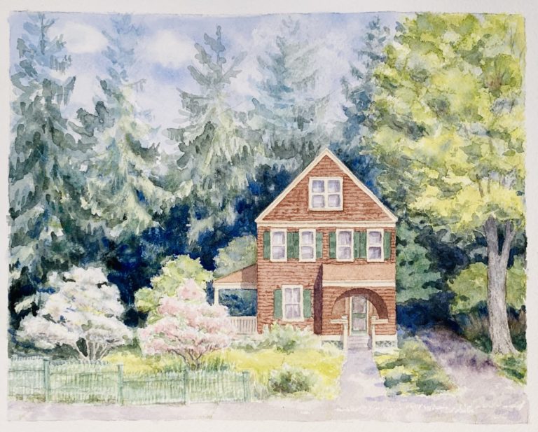 On The Road - Betsy - Watercolor landscapes and house portraits 2