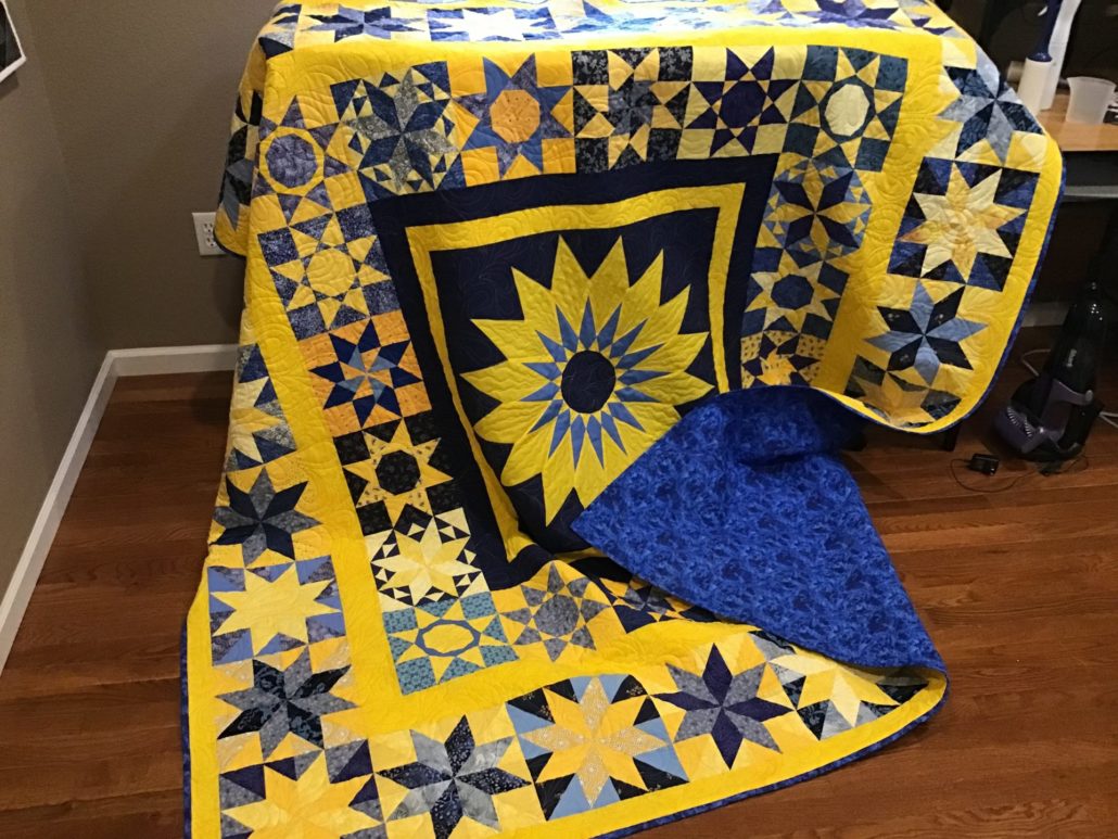 QuiltingFool's Slava Ukraine Quilt Will Be Up for Auction on Saturday (Open Thread)