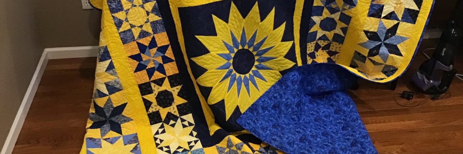 QuiltingFool's Slava Ukraine Quilt Will Be Up for Auction on Saturday (Open Thread)