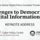 President Obama: Challenges to Democracy In the Digital Information Realm (LIVE) at 3:15 ET