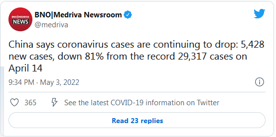 COVID-19 Coronavirus Updates: Tuesday / Wednesday, May 3-4 3
