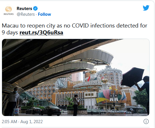 COVID-19 Coronavirus Updates: Sunday / Monday, July 31 - Aug. 1 3