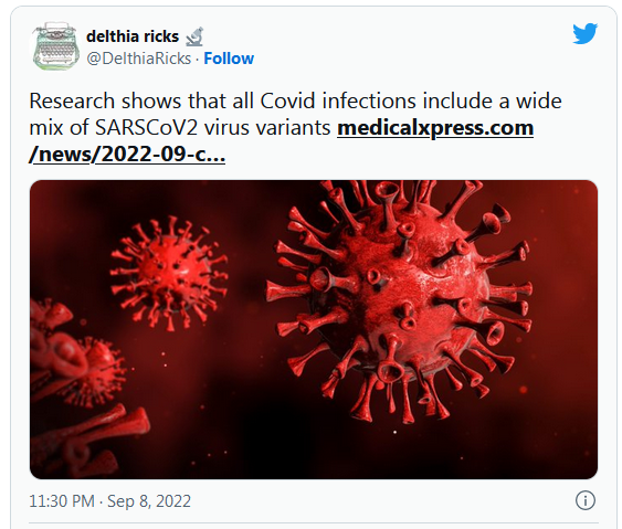 COVID-19 Coronavirus Updates: Thursday / Friday, Sept. 8-9 9