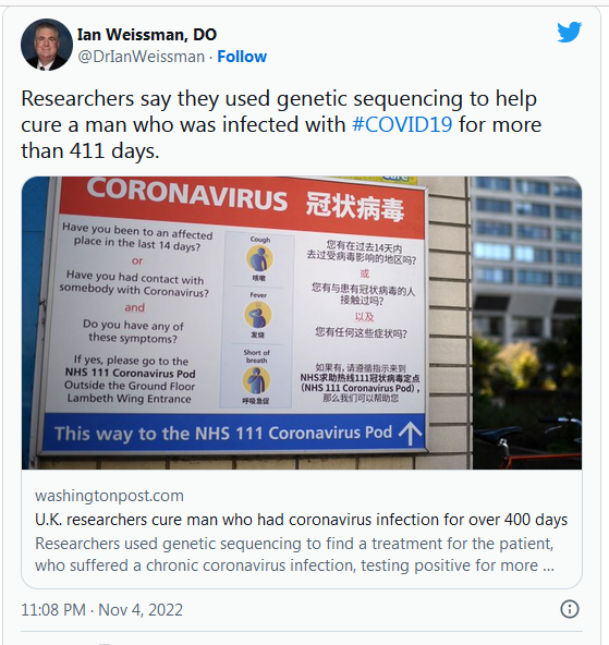 COVID-19 Coronavirus Updates: Monday / Tuesday, Nov. 7-8 6