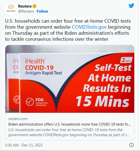 COVID-19 Coronavirus Updates: Thursday / Friday, Dec. 15-16