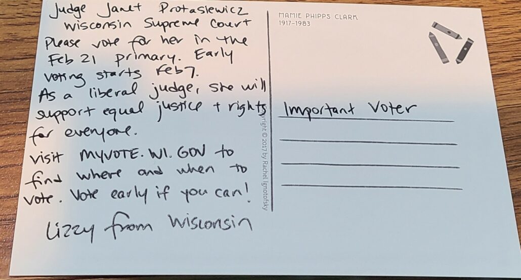 Postcards for Wisconsin Supreme Court & Music! 1