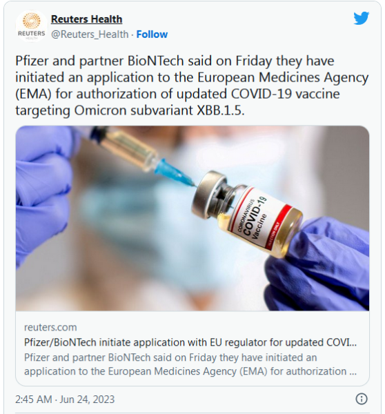 COVID-19 Coronavirus Updates: June 28, 2023 3