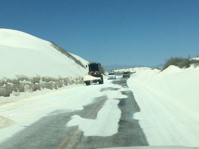 On The Road - frosty - Three National Parks