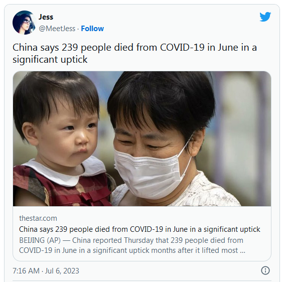 COVID-19 Coronavirus Updates: July 12, 2023 5