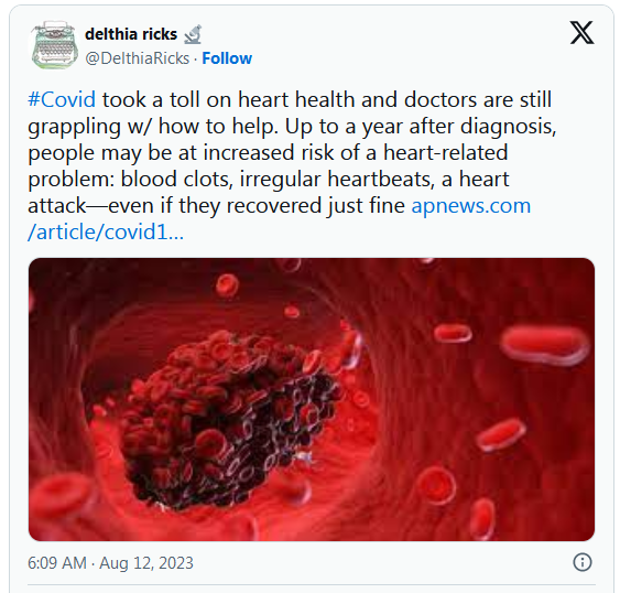 COVID-19 Coronavirus Updates: August 16, 2023 9
