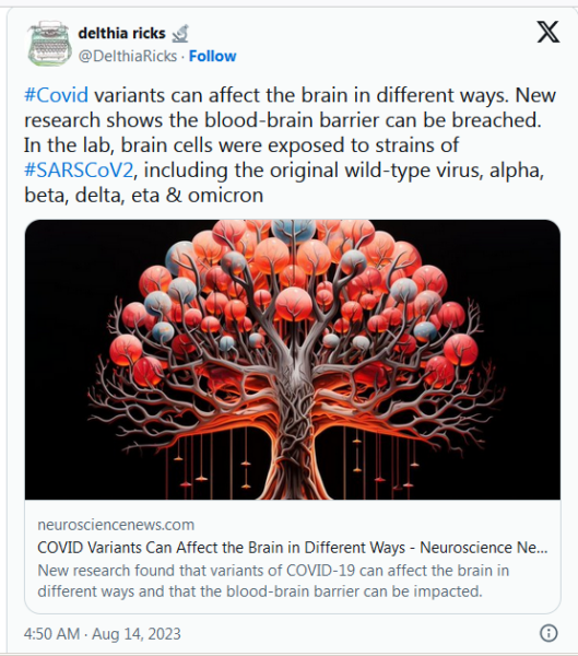 COVID-19 Coronavirus Updates: August 16, 2023 10