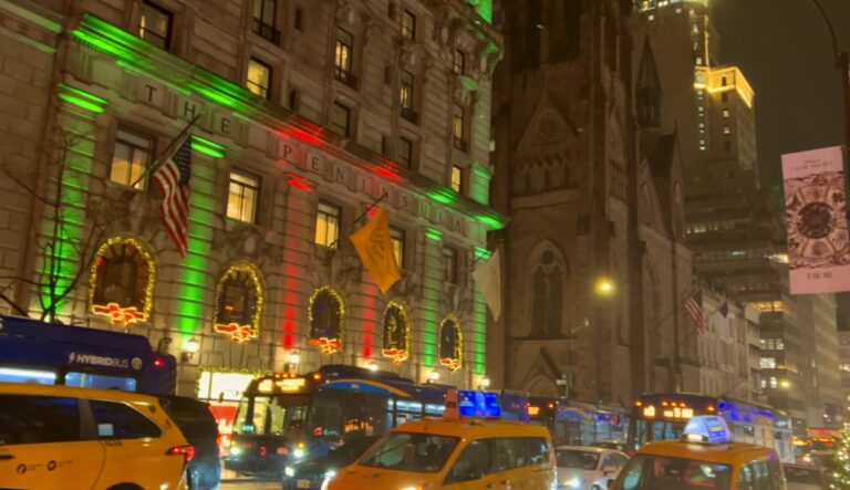 On The Road - ema - NYC Christmas Lights 4