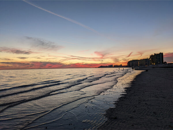 The beach at Puerto Peñasco