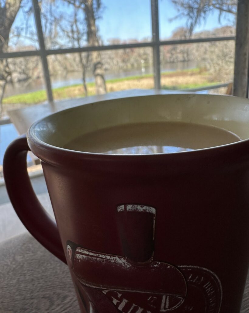 Cup of CREAMED coffee