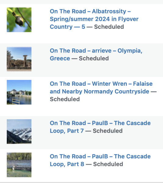 On The Road - Albatrossity - Spring/summer 2024 in Flyover Country — 5 10