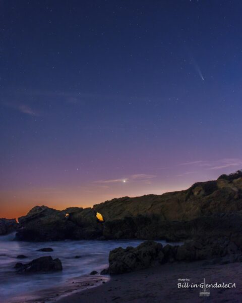 On The Road - 🐾BillinGlendaleCA - The Aurora and the Comet 1