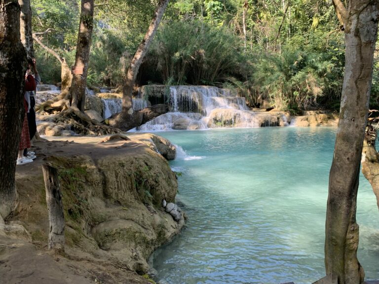 On The Road - Auntie Anne - Southeast Asia - Laos - Kuang Si Waterfall and Others 4