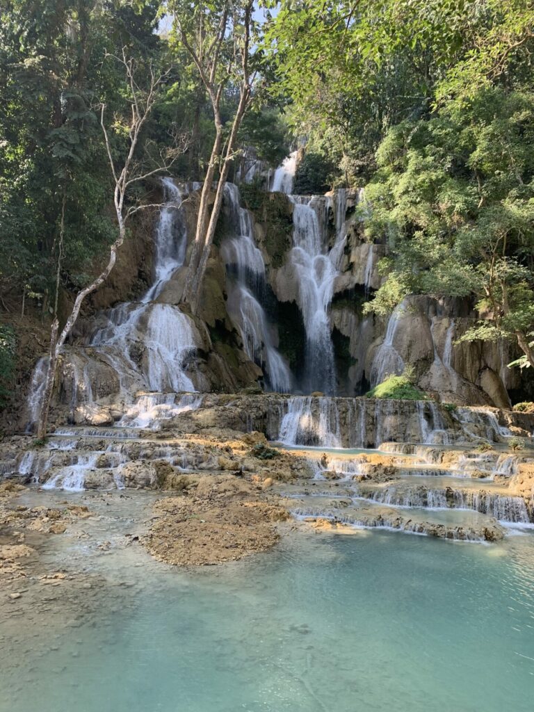 On The Road - Auntie Anne - Southeast Asia - Laos - Kuang Si Waterfall and Others 3