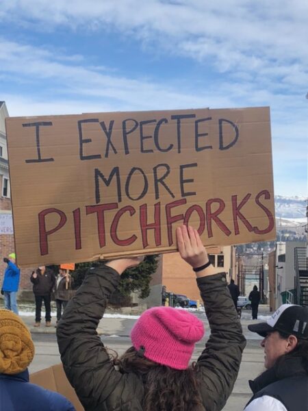 February Protest in Wenatchee, WA