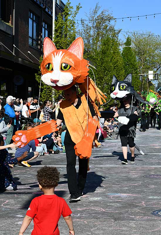 On The Road - Mike in Oly - Procession of the Species, Olympia, WA 2/3 1
