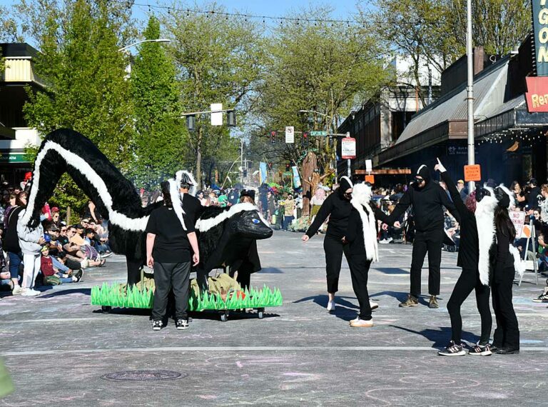 On The Road - Mike in Oly - Procession of the Species, Olympia, WA 2/3 2