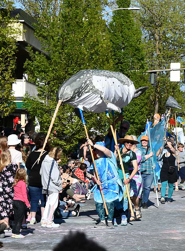 On The Road - Mike in Oly - Procession of the Species, Olympia, WA 3/3 8