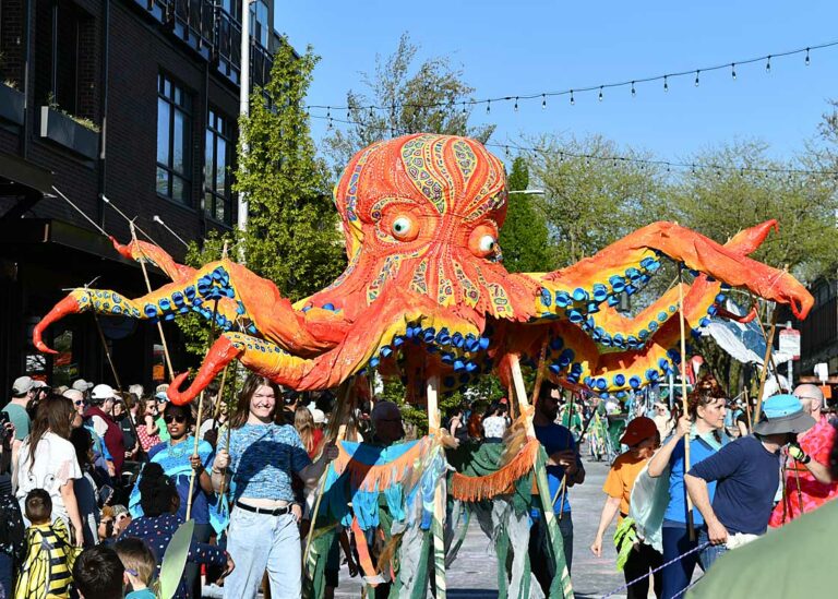 On The Road - Mike in Oly - Procession of the Species, Olympia, WA 3/3 6