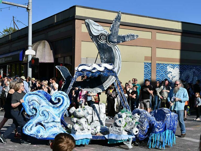 On The Road - Mike in Oly - Procession of the Species, Olympia, WA 3/3 7