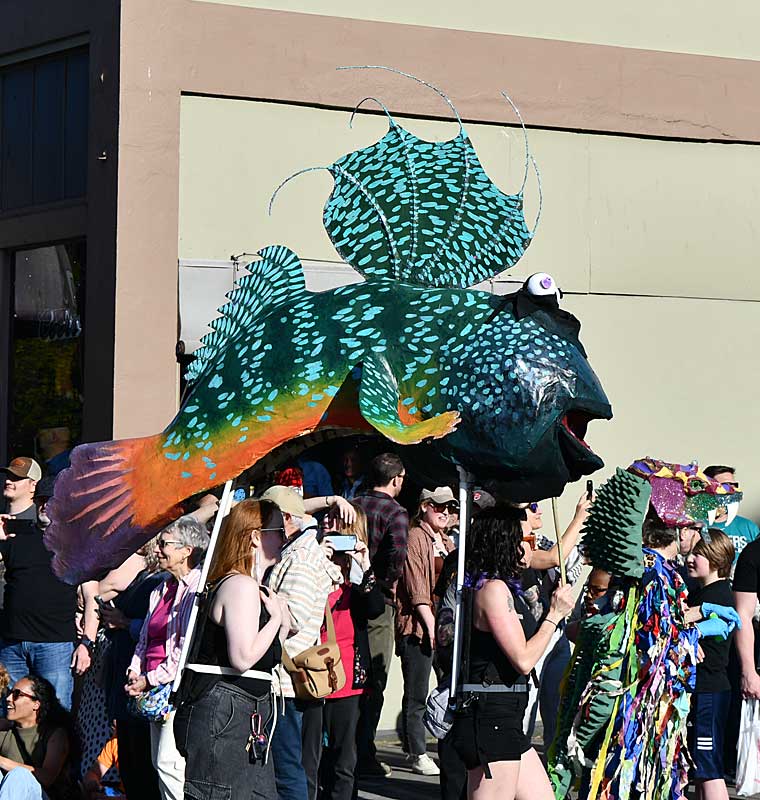 On The Road - Mike in Oly - Procession of the Species, Olympia, WA 3/3 3