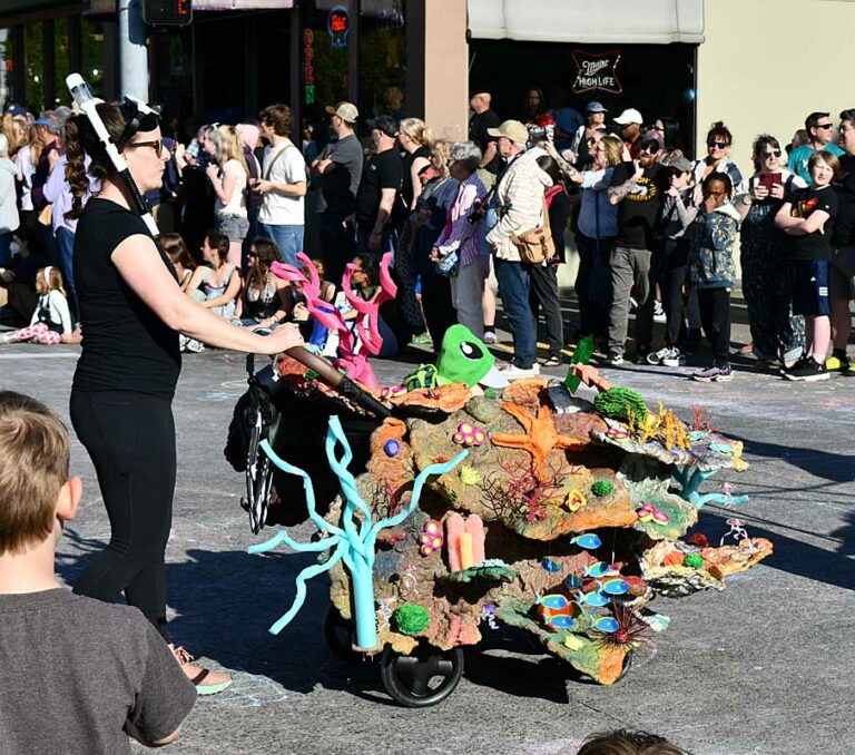 On The Road - Mike in Oly - Procession of the Species, Olympia, WA 3/3 1