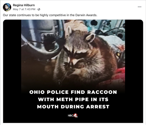 Saturday Afternoon Ohio Meetup Reminder... and Don't Forget Your Meth Pipe (???)