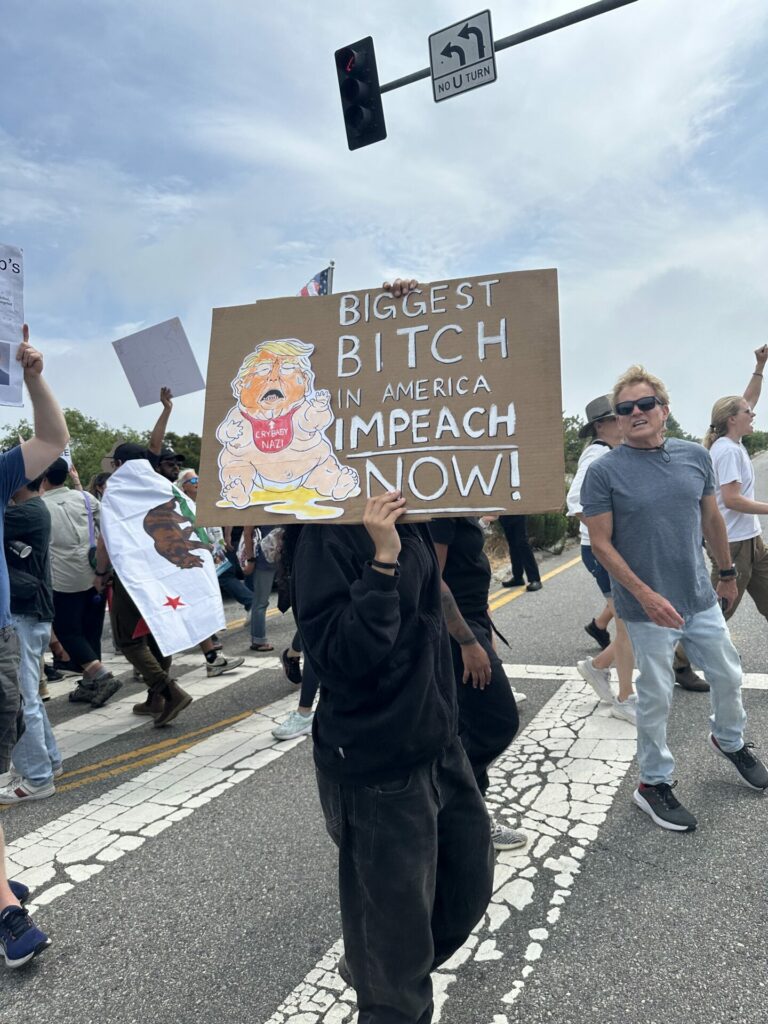 NaijaGal - No Kings Protest in Marina del Rey/Playa Vista, California 3