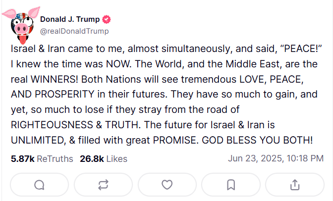 Schrödinger's Ceasefire (Open Thread)