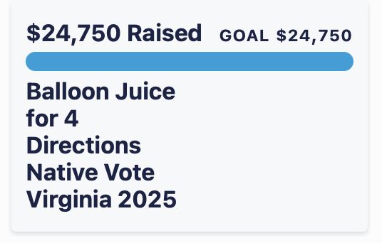 Virginia Native Vote: 2 Angels, $1,350, and a $5k Check (We Did It!)