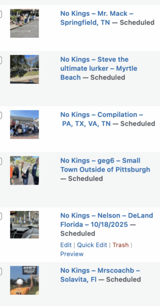 No Kings – JR Orlando lurker – Orlando! 17