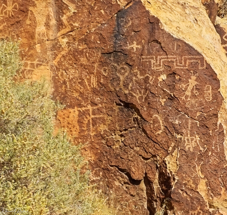 On The Road - Albatrossity - Parowan Petroglyphs and Zion National Park 8