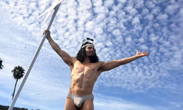 "Renewable Energy Jesus" won San Francisco's 2025 Hunky Jesus contest.